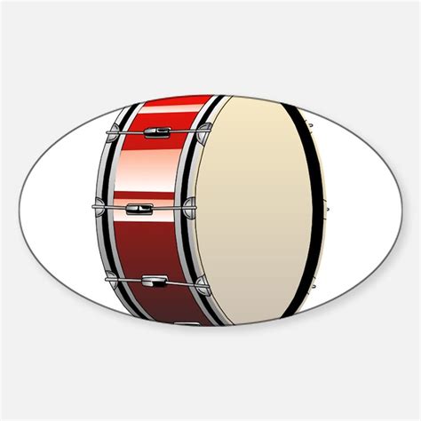 Bass Drum Stickers | Bass Drum Sticker Designs | Label Stickers - CafePress