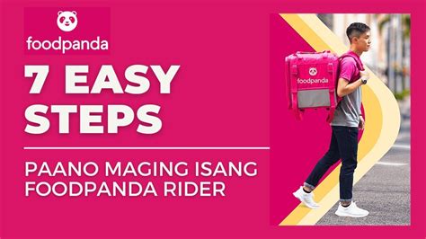 How To 7 Easy Steps Paano Mag Apply Para Maging Isang Foodpanda