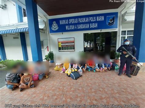 PPM Tahan 3 Tekong 11 PATI Warga Filipina Menerusi Op Gelora DEASOKA