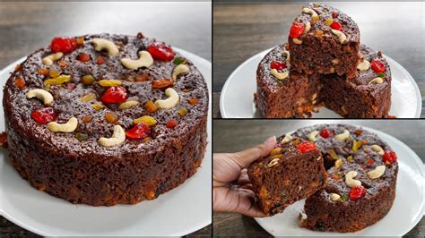 Chocolate Fruit And Nut Cake Christmas Special Plum Cake Recipe