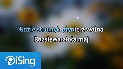 Piosenka Harcerska Stokrotka rosła polna karaoke iSing YouTube