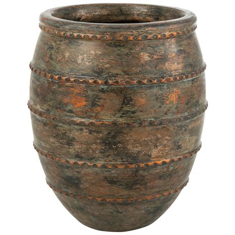 NERAA Grote Koper Brons Terracotta Bloempot 70cm Grote Bloempot Hoge