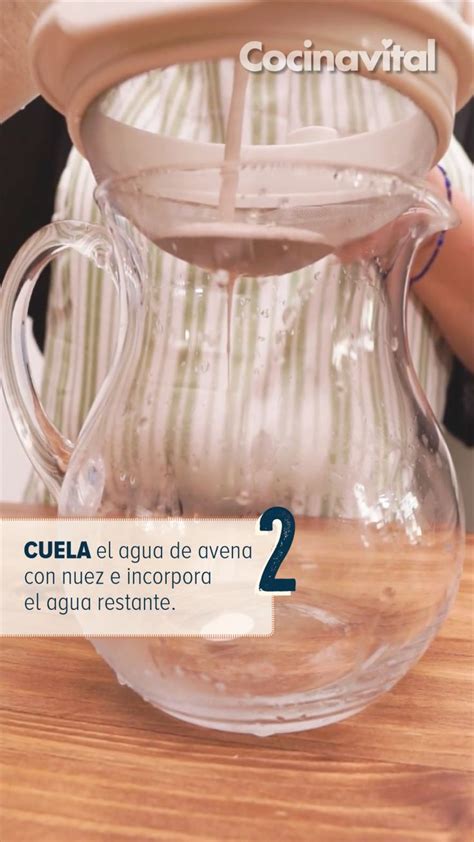 Agua De Nuez Estilo La Michoacana Recetas De Comida Recetas De