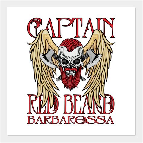 Captain Red Beard by black8elise | Captain, Red beard, Beard stickers