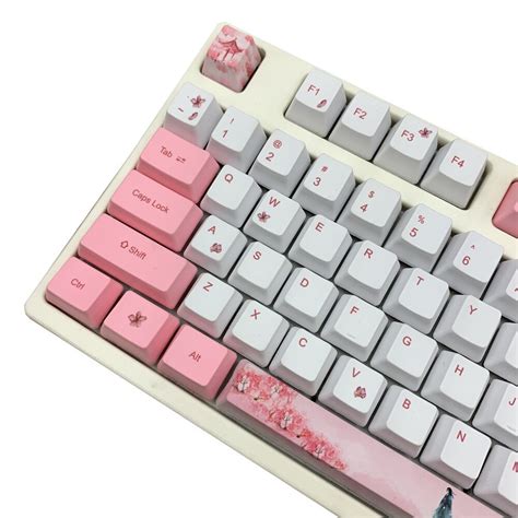 Sakura Oem Pbt Keycaps Full Set Mechanical Keyboar Grandado