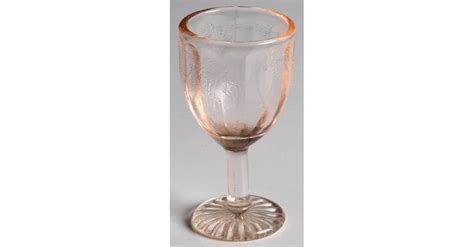 Jennifer Miniatures Pink Water Goblet By Mosser Ohio Replacements Ltd