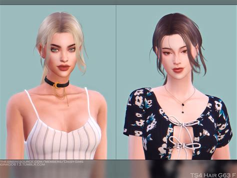 GinkoSims Female Hair G63 DL On TSR Backup Link Https