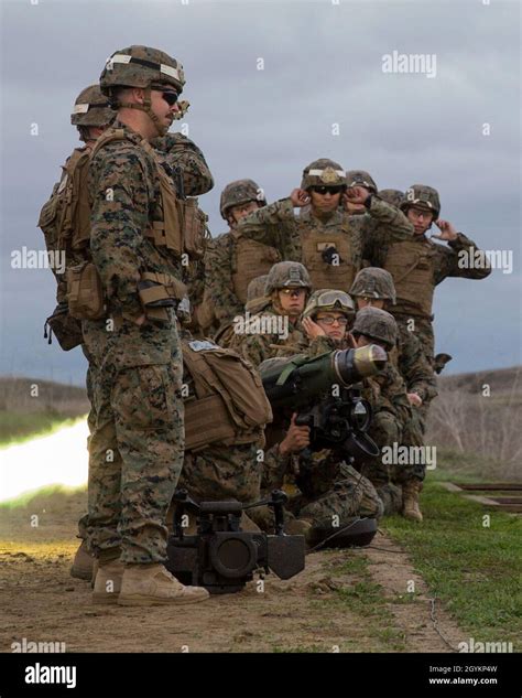 U S Marines With Charlie Company Infantry Training Battalion School