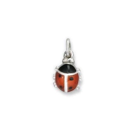 Pendentif Coccinelle En Argent Maill Produit