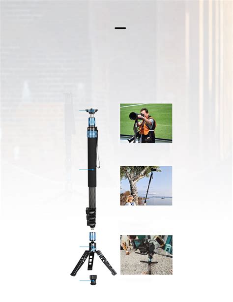 Sirui P 424flfs 4 Carbon Fiber Monopod With Va 5x Fluid Head Sirui