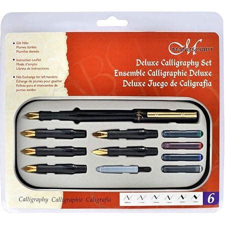 Manuscript Scribe Set De Calligraphie Stylo Et Plume Pour Gauchers