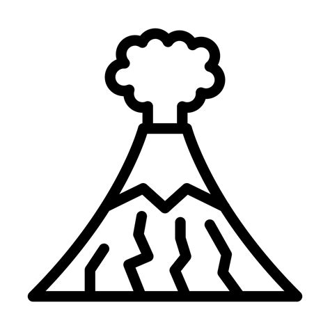 Volcano Icon Design 22688603 Vector Art At Vecteezy