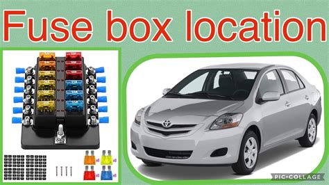 The Fuse Box Location On A 2008 Toyota Yaris Youtube