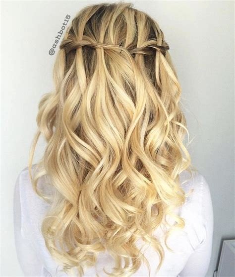 20 Gorgeous Waterfall Hairstyles Cute Long Hair Style Ideas For 2021