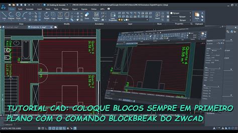 Tutorial Cad Coloque Blocos Sempre Em Primeiro Plano O Comando