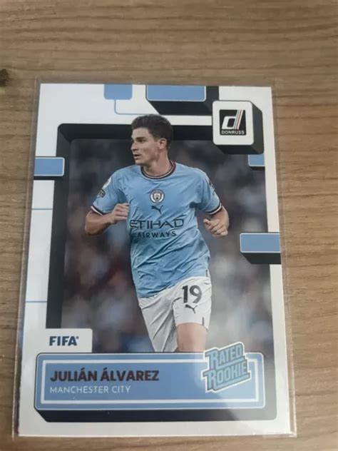 Julian Alvarez Panini Donruss Soccer Recrue Not E Manchester