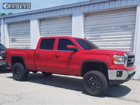 2014 Gmc Sierra 1500 Wheel Offset Aggressive 1 Outside Fender