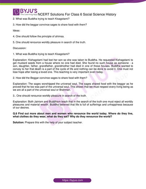 Ncert Solutions For Class History Chapter New Questions And Ideas