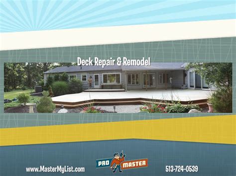 Decks Promaster Home Repair And Handyman