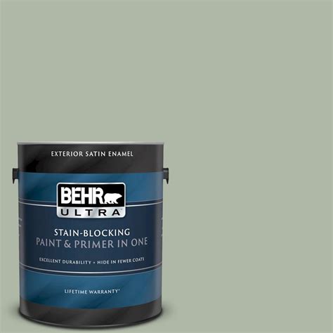 Behr Ultra Gal N Jojoba Satin Enamel Exterior Paint And Primer