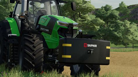 FS22 Saphir Top Weight Pack v 1 0 weights Mod für Farming Simulator 22