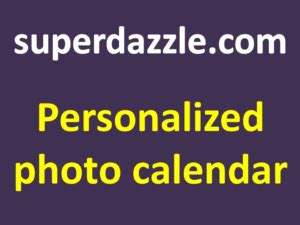 Personalized photo calendar – your photos on your calendar – make your ...