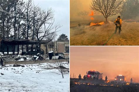 Texas firefighters face dangerous weather conditions during historic ...