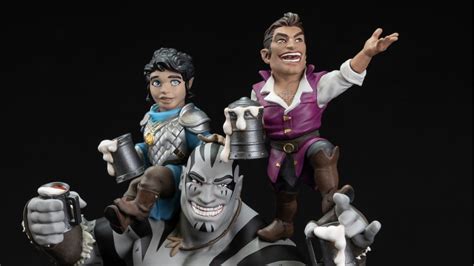 Critical Role: Dark Horse Reveals Vox Machina Grog, Pike and Scanlan Bust