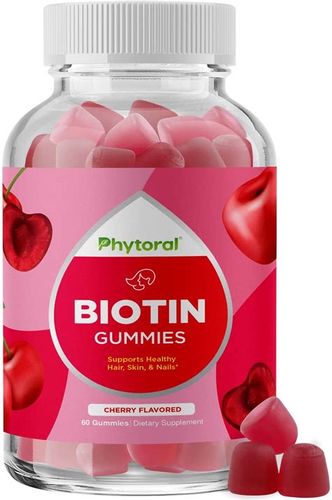 Biotin Gummies For Hair And Nail Growth Biotin Gummies For Hair