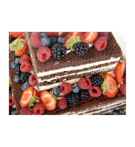 Tort Weselny Naked Cake Czekoladowy