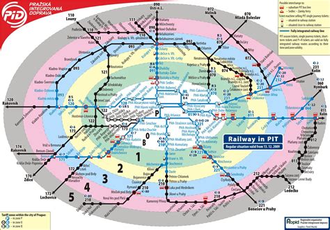 Prague Zones Map Map Of Prague Zones Bohemia Czechia