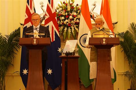 Indian Prime Minister Narendra Modi Calls On Anthony Albanese To Combat