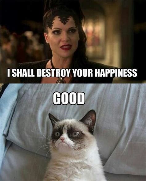 Hahahahaha Grumpy Cat Ouat Once Upon A Time Happy Quick Fictional Characters Ser Feliz