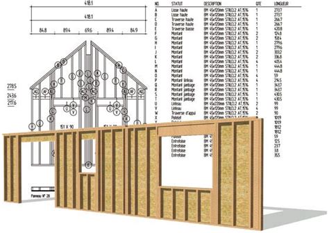 Autoconstruction Maison Ossature Bois Plan Dsullana