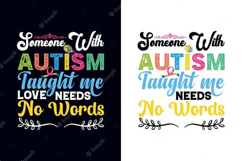 Premium Vector Autism T Shirt Design Template Autism Awerness