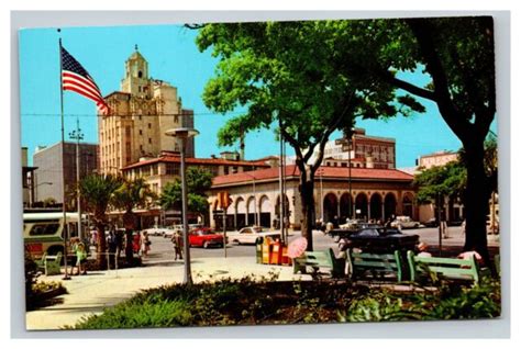 Real Photo Haines City Florida Downtown Dirt Street Scene Postcard Copy