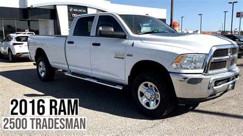 2016 Ram 2500 Tradesman Truck Exterior And Interior Design Overview Youtube