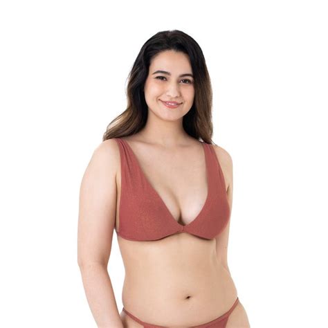 Bikini Oberteil Java Triangel Form Braun Dorina La Redoute