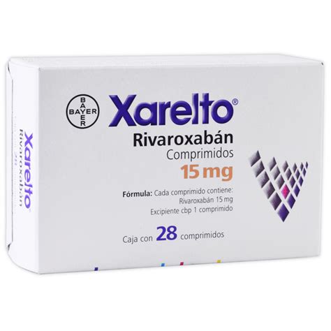 Medically Xarelto C 28 Comps 15 Mg Farmacia A Domicilio