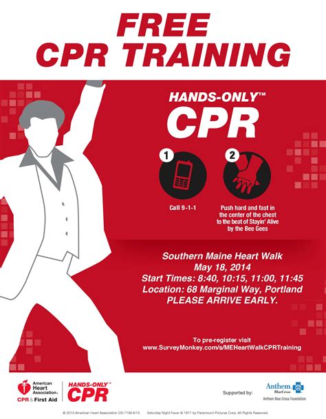 Learn How To Do Hands Only CPR To The Beat Of Stayin Alive Catching