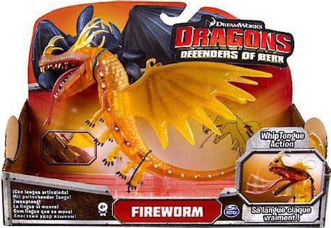 How To Train Your Dragon Defenders Of Berk Fireworm Action Figure Spin