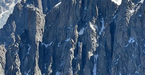 Drone Shot of the Aiguille du Midi · Free Stock Photo