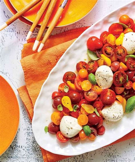 Cherry Tomato Caprese Salad Punchfork