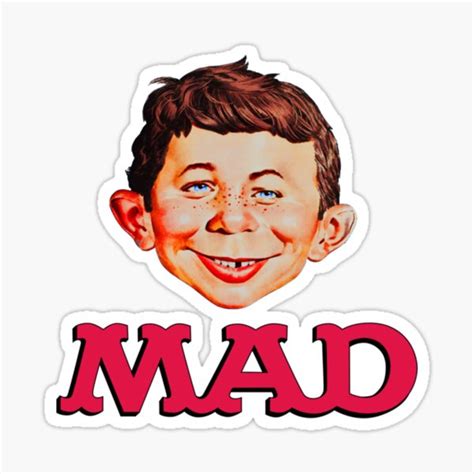 Mad Magazine Sticker For Sale By Alainajacobs Redbubble