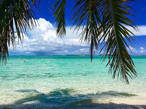 Bahamas Beach Caribbean Ocean Island Sand Vacation Travel Blue