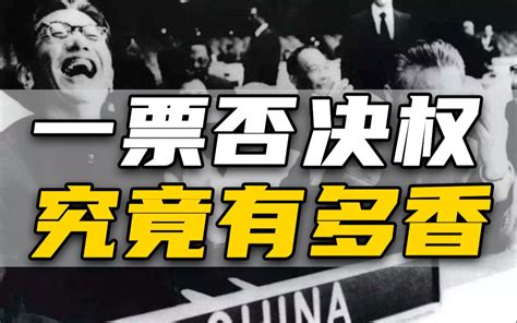 印度日本入常被一票否决，中国首次一票否决权投给了谁？ 哔哩哔哩