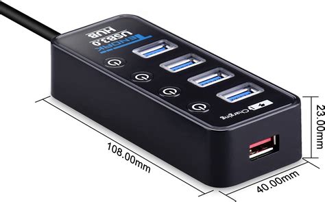 Multipuerto USB Con Adaptador De Corriente Dimension SYC S A S