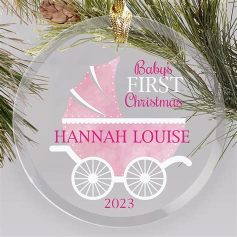 Personalized Babys First Christmas Ornaments The Lakeside Collection