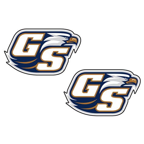 Georgia Southern Eagles Decal Gs Eagle 2 Pack Decal 2 2 In