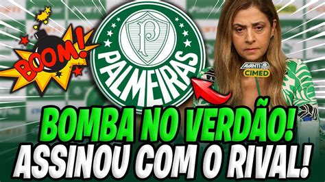 💣💥urgente SaÍda Confirmada NÃo Joga Mais Pelo VerdÃo Últimas NotÍcias Do Palmeiras Youtube